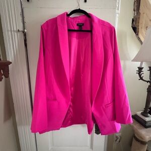 Torrid Women's Vibrant Pink Blazer
